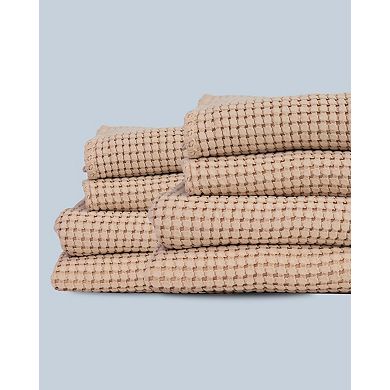 4 Body & 4 Hand Towel Set