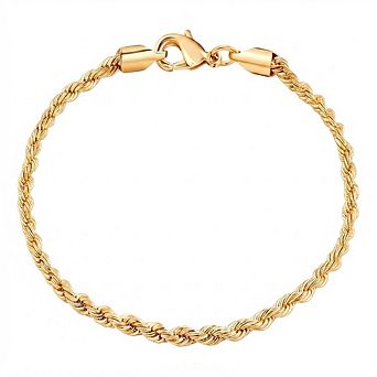 RMZ GOLD NYC 14K Gold Rope Bracelet