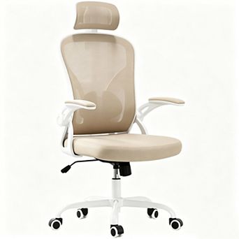 Ergonomic High Back Office Chair with Adjustable Headrest & Lumbar Support, Breathable Mesh