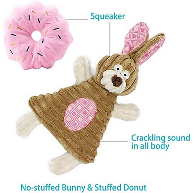 Puppy Teething Toy Set, Crinkle Chew & Interactive Dog Toys