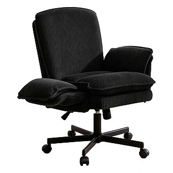 Criss Cross Chair with Arms & Wheels,High Back,Big&Tall Adjustable,Swivel,Home/Office/Makeup