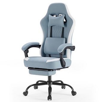 YIORTWO Gaming Chair with Footrest Ergonomic Computer Chair Adjustable Reclining Desk Chair