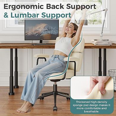 YIORTWO Ergonomic Office Chair Adjustable Computer Chair with Lumbar Support