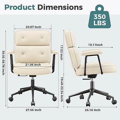 YIORTWO Ergonomic Office Chair Adjustable Computer Chair with Lumbar Support