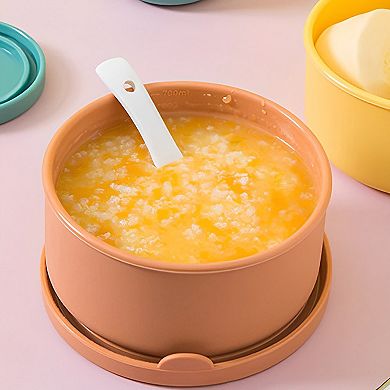 24oz Silicone Food Storage Containers Silicone Bowl With Lid Non-Slip