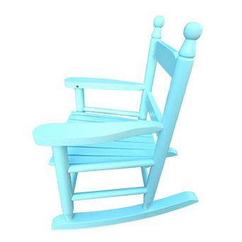 KWPZQEB Solid Wood Rocking Chair with Armrest for Outdoor