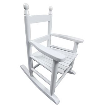 KWPZQEB Solid Wood Rocking Chair with Armrest for Outdoor