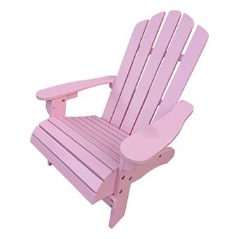 KWPZQEB Adirondack Chair, Solid Wood Outdoor Leisure Chair for Children