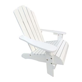 KWPZQEB Adirondack Chair, Solid Wood Outdoor Leisure Chair for Children