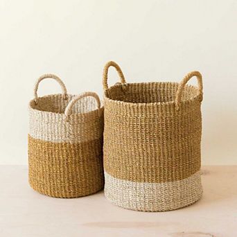 Baskets with Handle - Set of 2