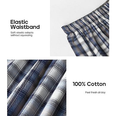 Set of 5 Mens Cotton Woven Button Fly Underwear