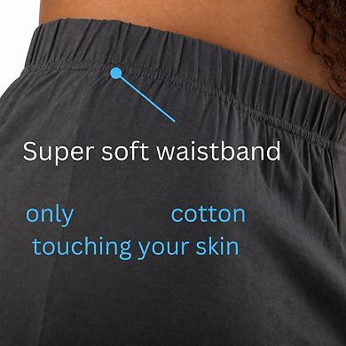 100% Cotton Organic Elastic Waistband Premium Boxer Shorts Softer Breathable