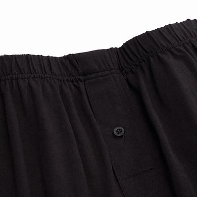 100% Cotton Organic Elastic Waistband Premium Boxer Shorts Softer Breathable