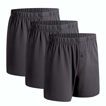 100% Cotton Organic Elastic Waistband Premium Boxer Shorts Softer Breathable