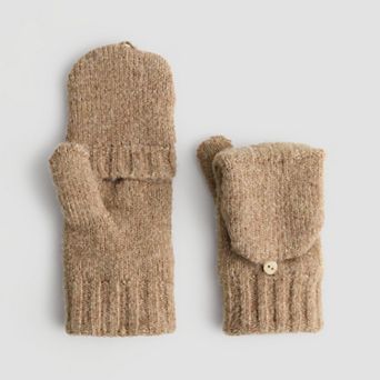 Sonoma Goods For Life® Rib Cuff Pop Top Mittens