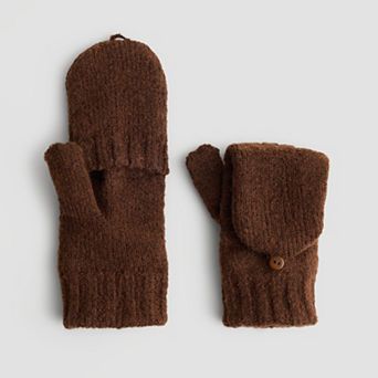 Sonoma Goods For Life® Rib Cuff Pop Top Mittens