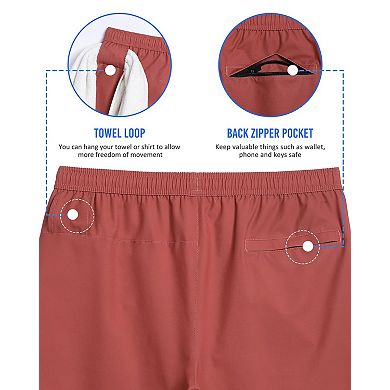 Mens 2 In 1 Quick Dry Workout Athletic Gym Running Shorts With Pockets