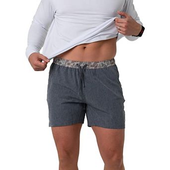 Men's Athletic Shorts Quick Dry Moisture Wicking 4 Way Stretch With Side Pockets
