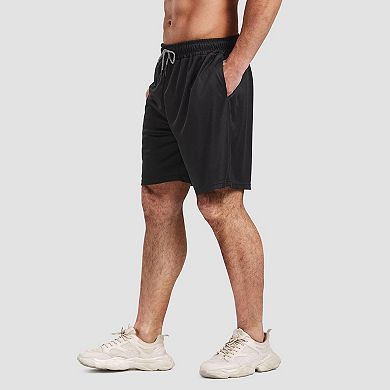 5-Pack Mens Athletic Workout Shorts Dry Fit Mesh With Pockets