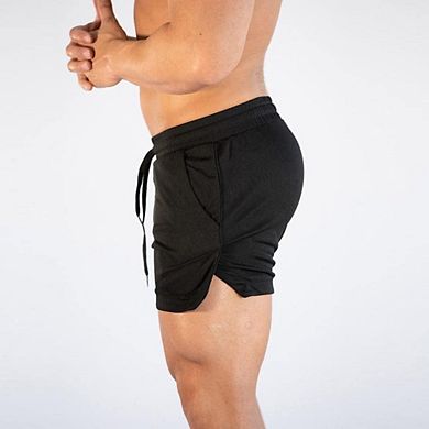 3-Pack Mens Quick Dry Athletic Workout Shorts With Pockets Breathable Lightweight