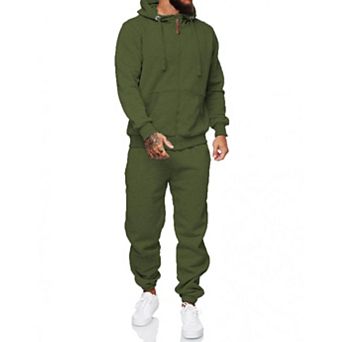 Men 2 pc Athletic Tracksuits Casual Jogging Active Wear Outfits