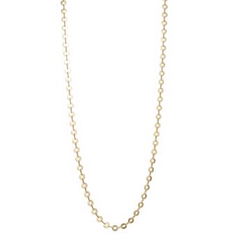Napier Gold Tone Chain Effect Strand Necklace