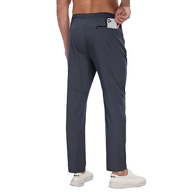 Men's Athletic Jogger Pants Quick Dry Water Resistant Breathable Hiking Workout