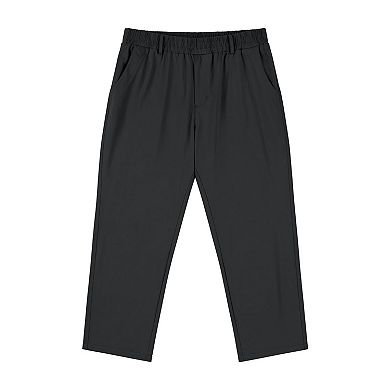 Big And Tall Stretch Casual Pants Elastic Waist Zip Fly Slacks