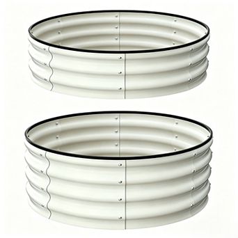 2 pc Raised Garden Beds Outdoor, 3x3x1 FT