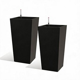 2-Pack 30 Inch Square Self Watering Planter