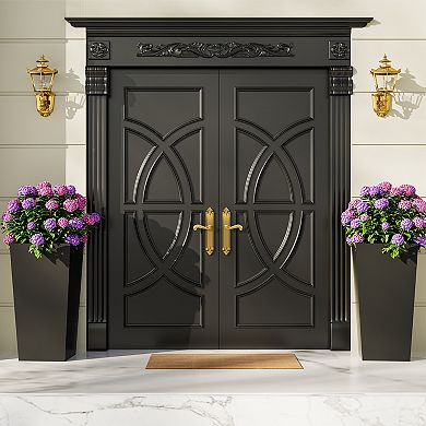 2-Pack 30 Inch Square Self Watering Planter
