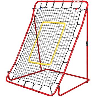 Net Playz Baseball Pitchback Rebounder Net With Adjustable Angles