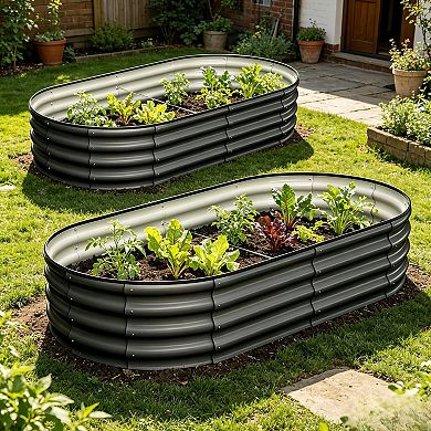 2 Pack - 6x3x1FT Planter Boxes