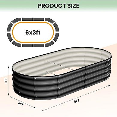 2 Pack - 6x3x1FT Planter Boxes