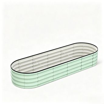 8x2x1FT Oval Planter Box for Outdoor Vegetable