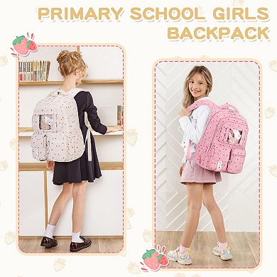 15" Girl Corduroy School Bag Elementary