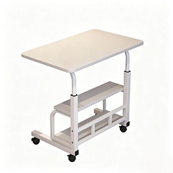 Adjustable Height Mobile Standing Desk with Wheels