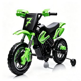 6V Kids Electric Ride-On Motorcycle Battery Powered Realistic Lights Sounds Safe Slow Speed Toy
