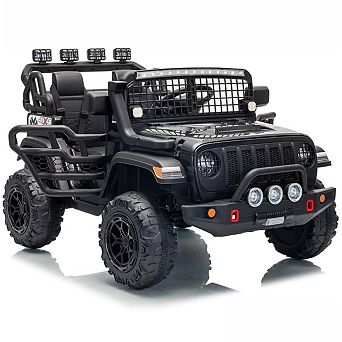 24V 2 Seat Kids Ride On Car with Remote 20 in Wide Seat Light Music Horn USB Outdoor Toy for 3+