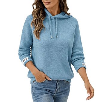 Women Open Front Textured Knit Cardigan Oversized Long Sleeve Casual Sweater Coat With Side Pockets