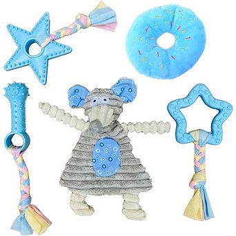 Puppy Teething Toy Set, Chew & Interactive Play Toys