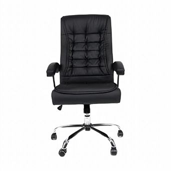 Trikiousd Executive High Back PU Leather Office Chair Ergonomic Swivel Desk Chair