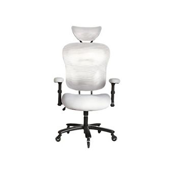 Trikiousd Big and Tall Mesh Office Chair with Adaptive Lumbar Support and Flip-Up Arms