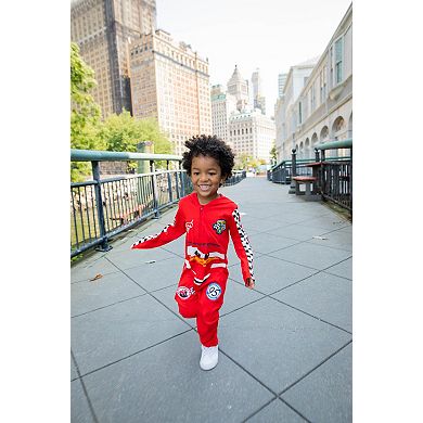 Disney Cars Lightning McQueen Cosplay Hooded One Piece