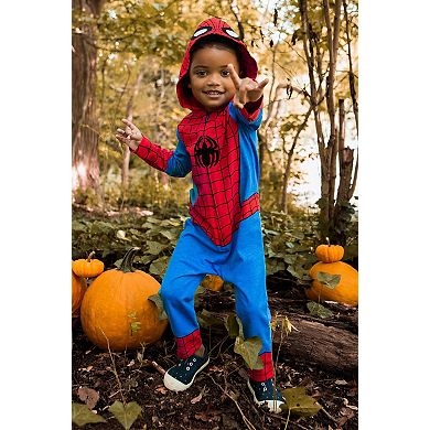 Marvel Spider-Man Cosplay Hooded One Piece