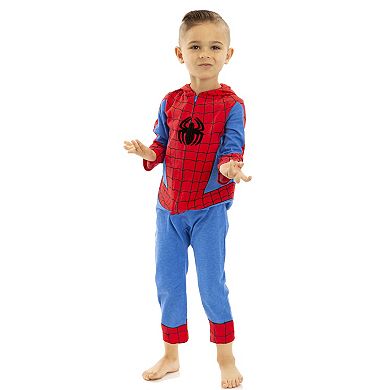 Marvel Spider-Man Cosplay Hooded One Piece