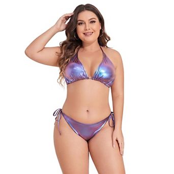 Elitechoice Women’s Plus Size Two-Piece Bikini Bathing Suit