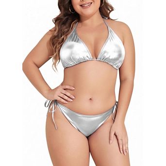 Elitechoice Women’s Plus Size Two-Piece Bikini Bathing Suit