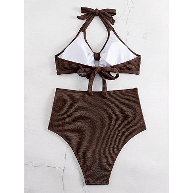 Elitechoice Maternity Two-Piece Bikini Swimsuit Pregnancy Bathing Suit Stretch Swimwear