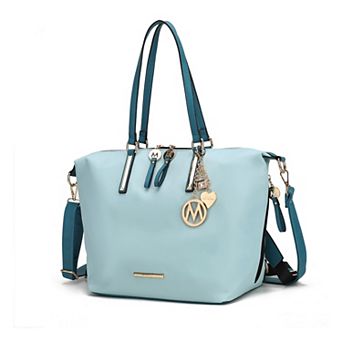 MKF Collection Layla Solid Tote Backpack Bag